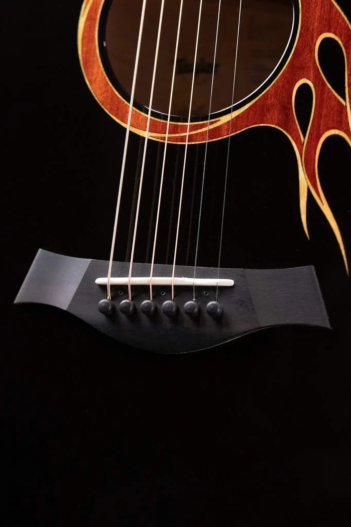 Taylor Custom Shop Grand Auditorium Acoustic/Electric Guitar - Hot Rod Charcoal with Hardshell Case