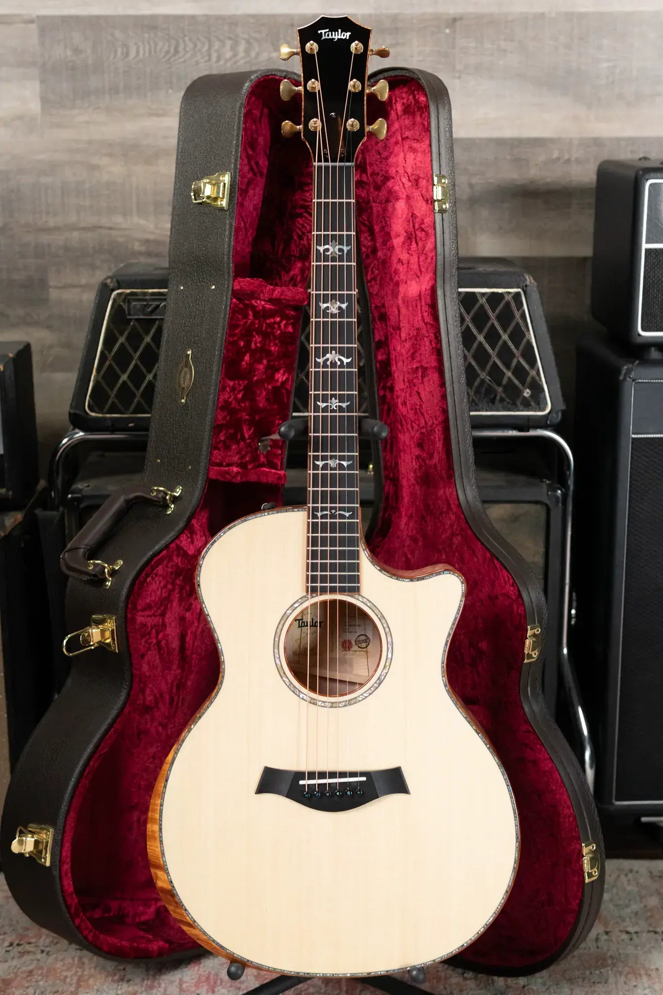 Taylor Custom Shop Grand Auditorium Acoustic/Electric Guitar with Hardshell Case