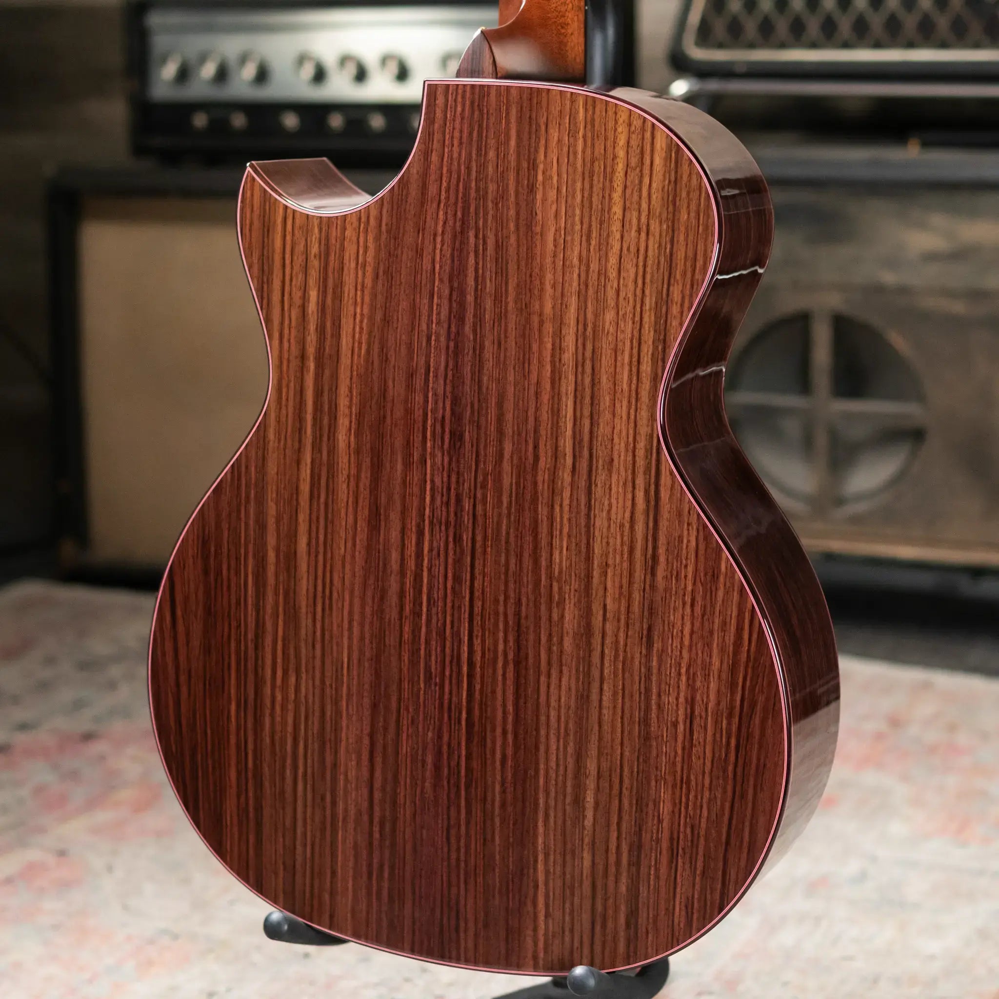 Taylor Custom Shop Grand Auditorium Rosewood/Adirondack Acoustic/Electric Guitar with L.R Baggs VTC pickup and Hardshell Case