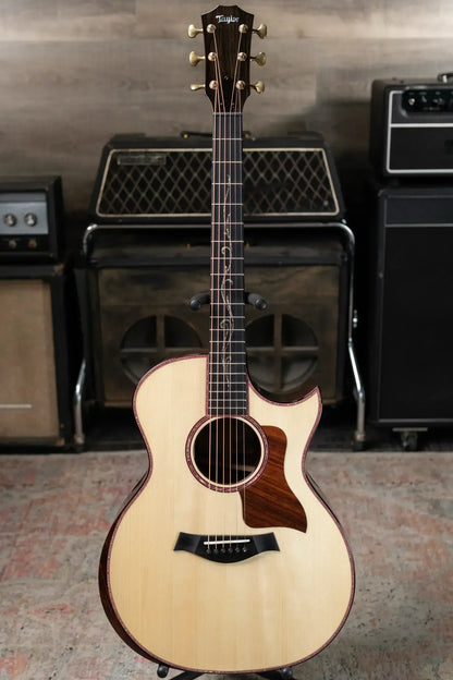 Taylor Custom Shop Grand Auditorium Rosewood/Adirondack Acoustic/Electric Guitar with L.R Baggs VTC pickup and Hardshell Case