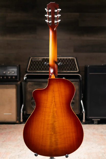 Taylor Custom Grand Concert Nylon #12941 Sinker Redwood/Figured Ironbark Acoustic/Electric Guitar with Hardshell Case