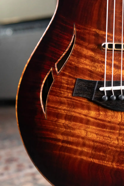 Taylor Custom Shop T5z Custom #C0957 Hawaiian Koa/Shamel Ash Hollow Body Electric Guitar with Hardshell Case