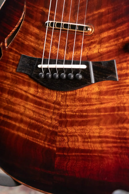 Taylor Custom Shop T5z Custom #C0957 Hawaiian Koa/Shamel Ash Hollow Body Electric Guitar with Hardshell Case