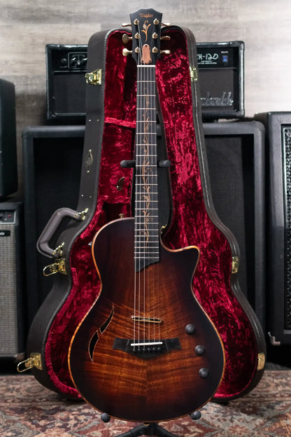 Taylor Custom Shop T5z Custom #C0957 Hawaiian Koa/Shamel Ash Hollow Body Electric Guitar with Hardshell Case