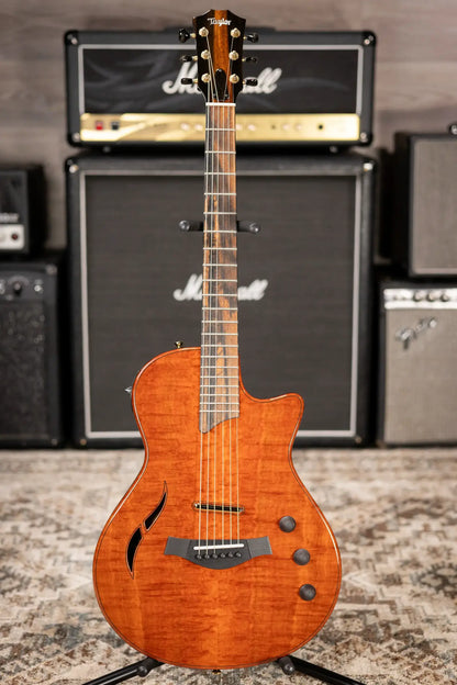 Taylor Custom Shop T5z Custom #C0960 Figured Ironbark/Shamel Ash Hollow Body Electric Guitar with Hardshell Case