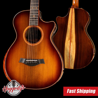 Taylor Custom Shop #13198 12-Fret Grand Concert Acoustic/Electric Guitar - Brazilian Rosewood/Sinker Redwood with Hardshell Case