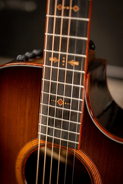 Taylor Custom Shop #13198 12-Fret Grand Concert Acoustic/Electric Guitar - Brazilian Rosewood/Sinker Redwood with Hardshell Case