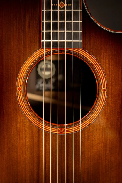 Taylor Custom Shop #13198 12-Fret Grand Concert Acoustic/Electric Guitar - Brazilian Rosewood/Sinker Redwood with Hardshell Case