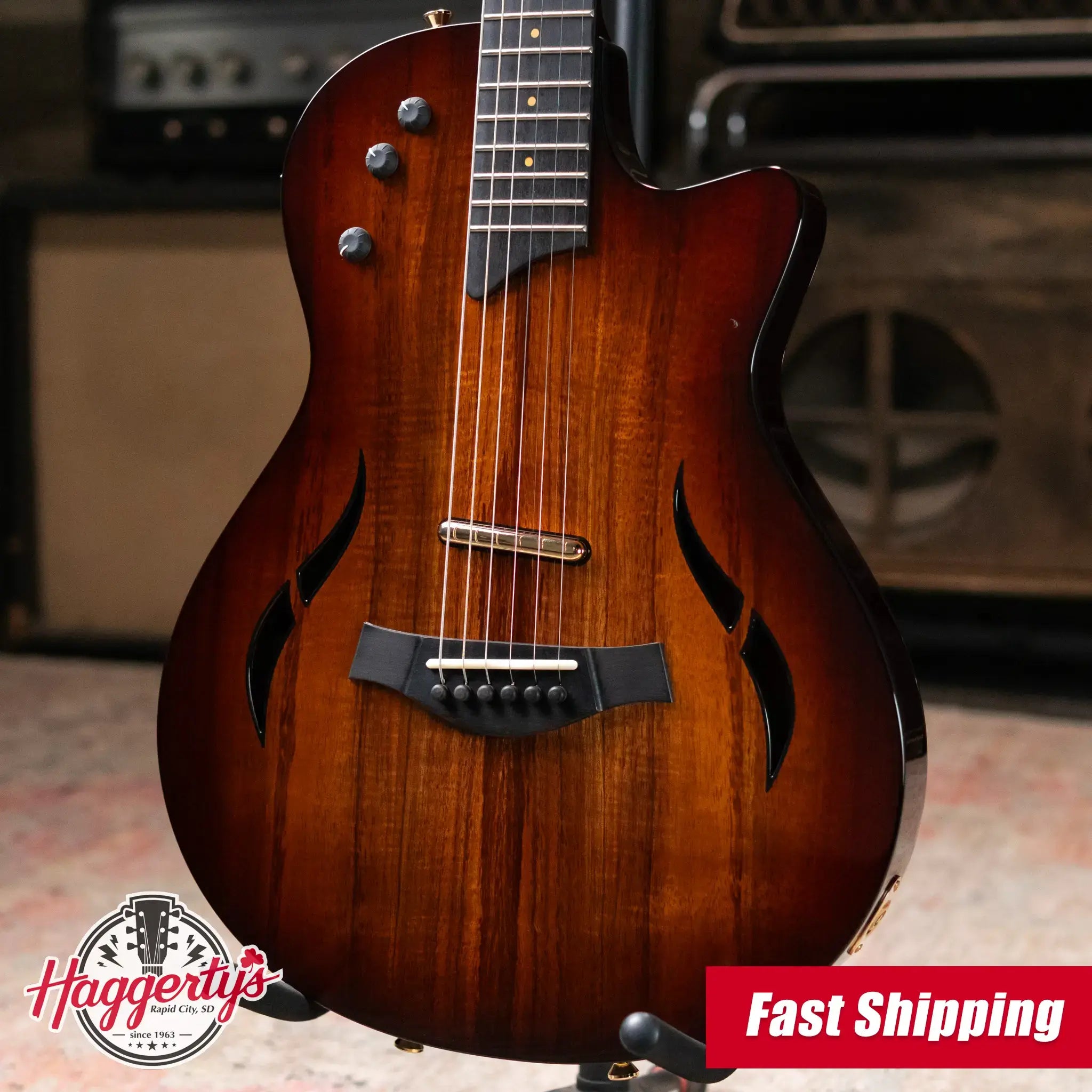 Taylor Custom T5z Koa Electric Guitar - Shaded Edge Burst with Hardshell Case - Used