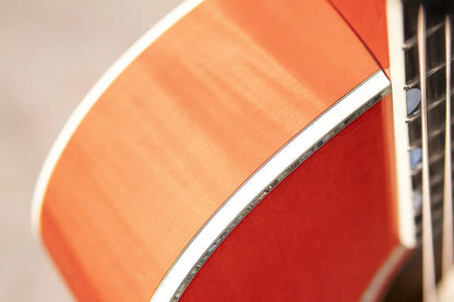 Taylor Doyle Dykes Signature Model Grand Auditorium Acoustic/Electric Guitar - Translucent Orange with Aerocase