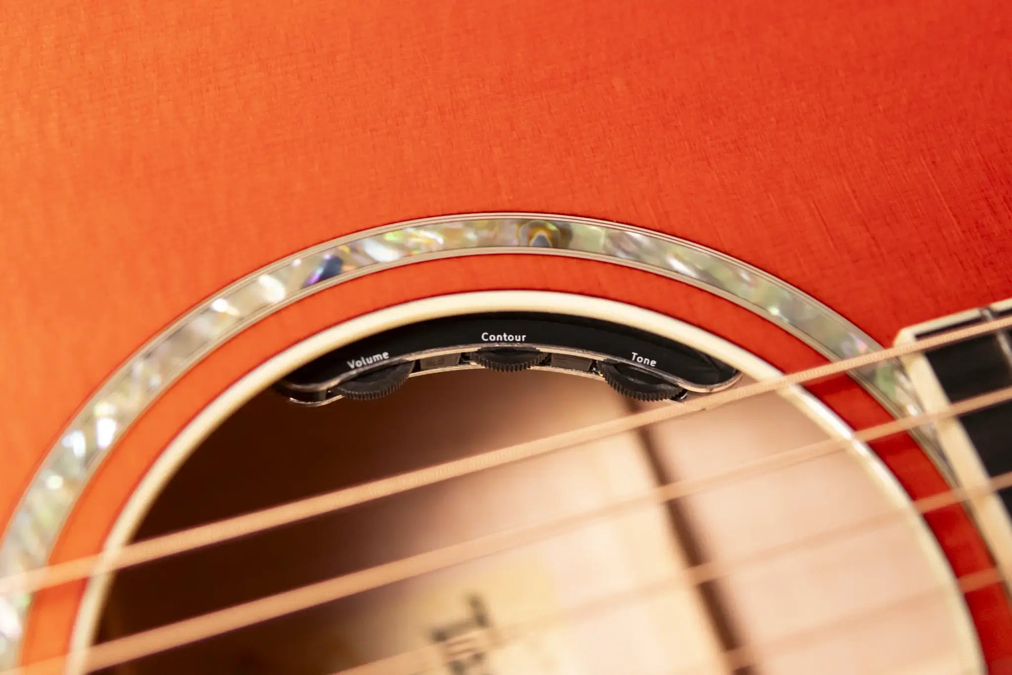 Taylor Doyle Dykes Signature Model Grand Auditorium Acoustic/Electric Guitar - Translucent Orange with Aerocase