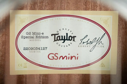 Taylor GS MIni-e Special Edition Acoustic/Electric - Transparent White with GS Mini Bag