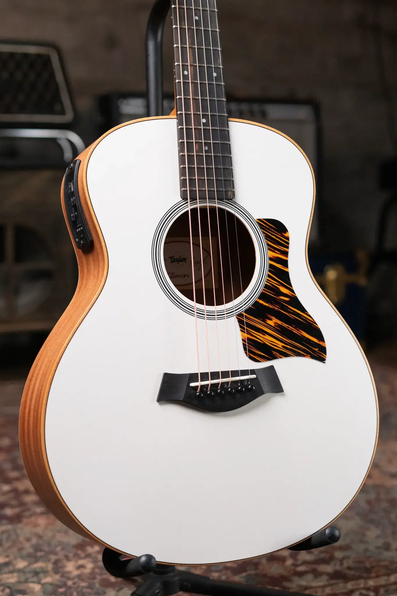 Taylor GS MIni-e Special Edition Acoustic/Electric - Transparent White with GS Mini Bag