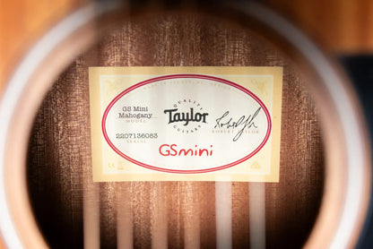 Taylor GS Mini Mahogany Acoustic Guitar with GS Mini Bag