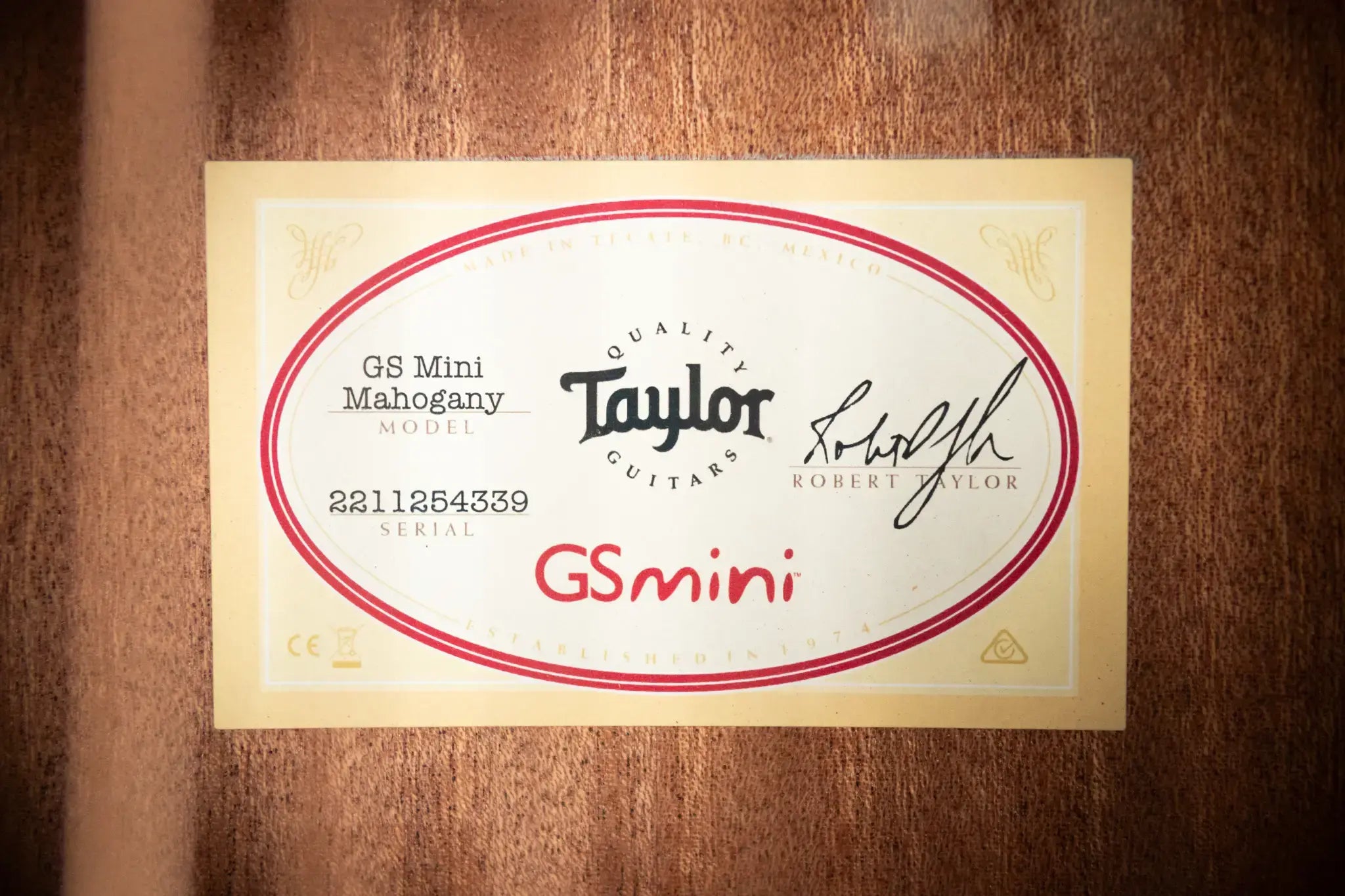 Taylor GS Mini Mahogany Acoustic Guitar with Structured Gig Bag