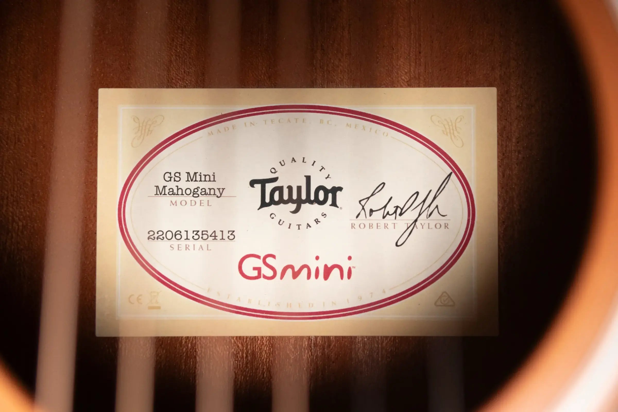 Taylor GS Mini Mahogany Acoustic Guitar with Structured Gig Bag