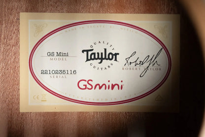 Taylor GS Mini Sapele Acoustic Guitar with GS Mini Bag