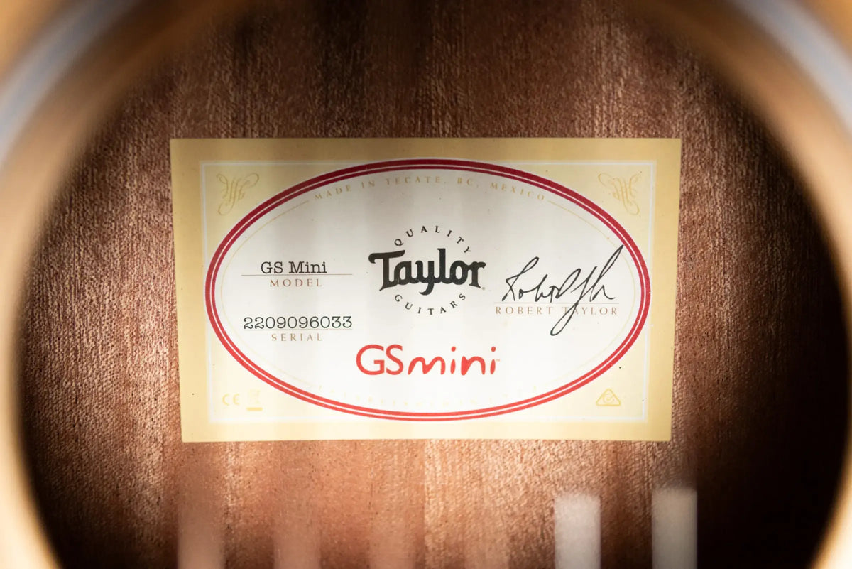 Taylor GS Mini Sapele Acoustic Guitar with GS Mini Hard Bag