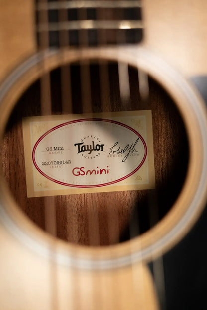 Taylor GS Mini Sapele Acoustic Guitar with Tan Structured Gig Bag