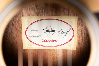 Taylor GS Mini Sapele Acoustic Guitar with Tan Structured Gig Bag