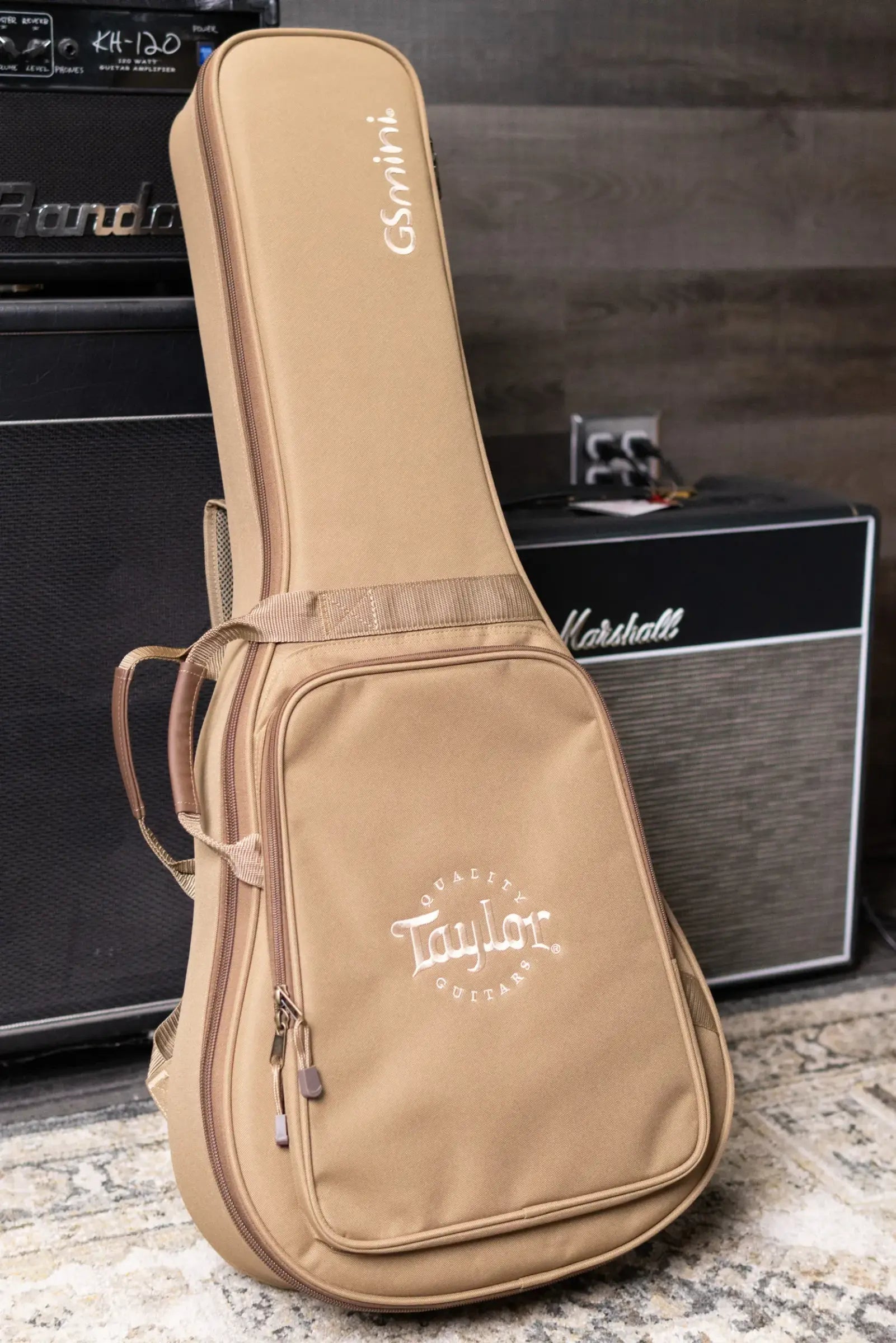 Taylor GS Mini Sapele Acoustic Guitar with Tan Structured Gig Bag