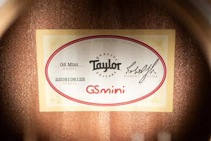 Taylor GS Mini Sapele Acoustic Guitar with Tan Structured Gig Bag