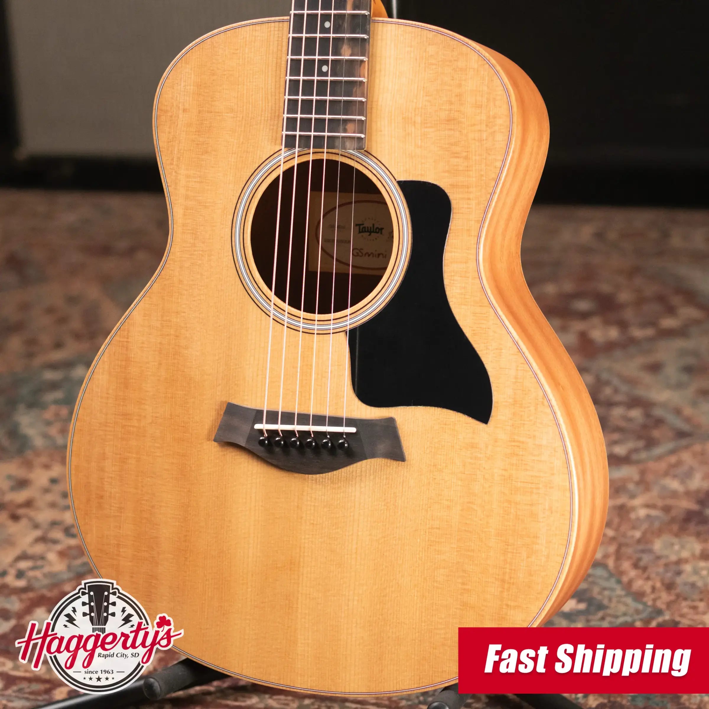 Taylor GS Mini Sapele Acoustic Guitar with Tan Structured Gigbag