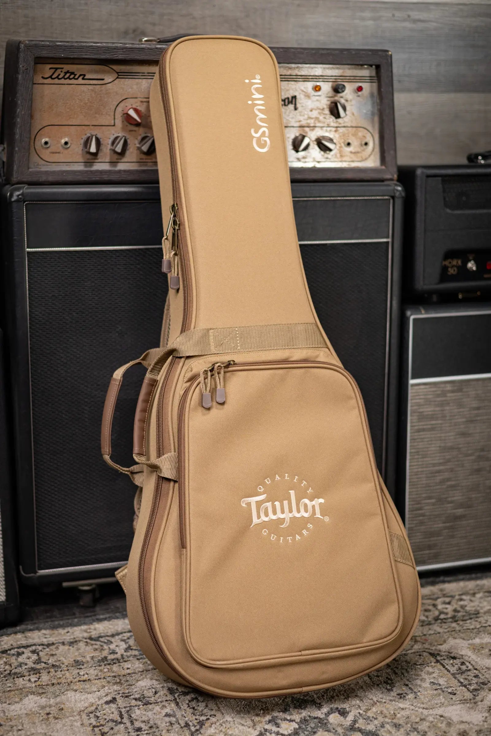 Taylor GS Mini Sapele Left-Handed Acoustic Guitar - Natural with Gig Bag