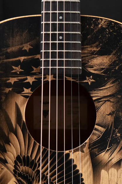 Taylor GS Mini Special Edition Acoustic Guitar - Guitars 4 Vets Americana with GS Mini Bag