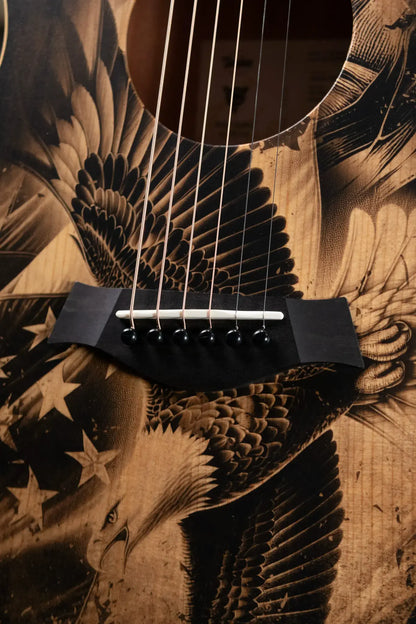 Taylor GS Mini Special Edition Acoustic Guitar - Guitars 4 Vets Americana with GS Mini Bag