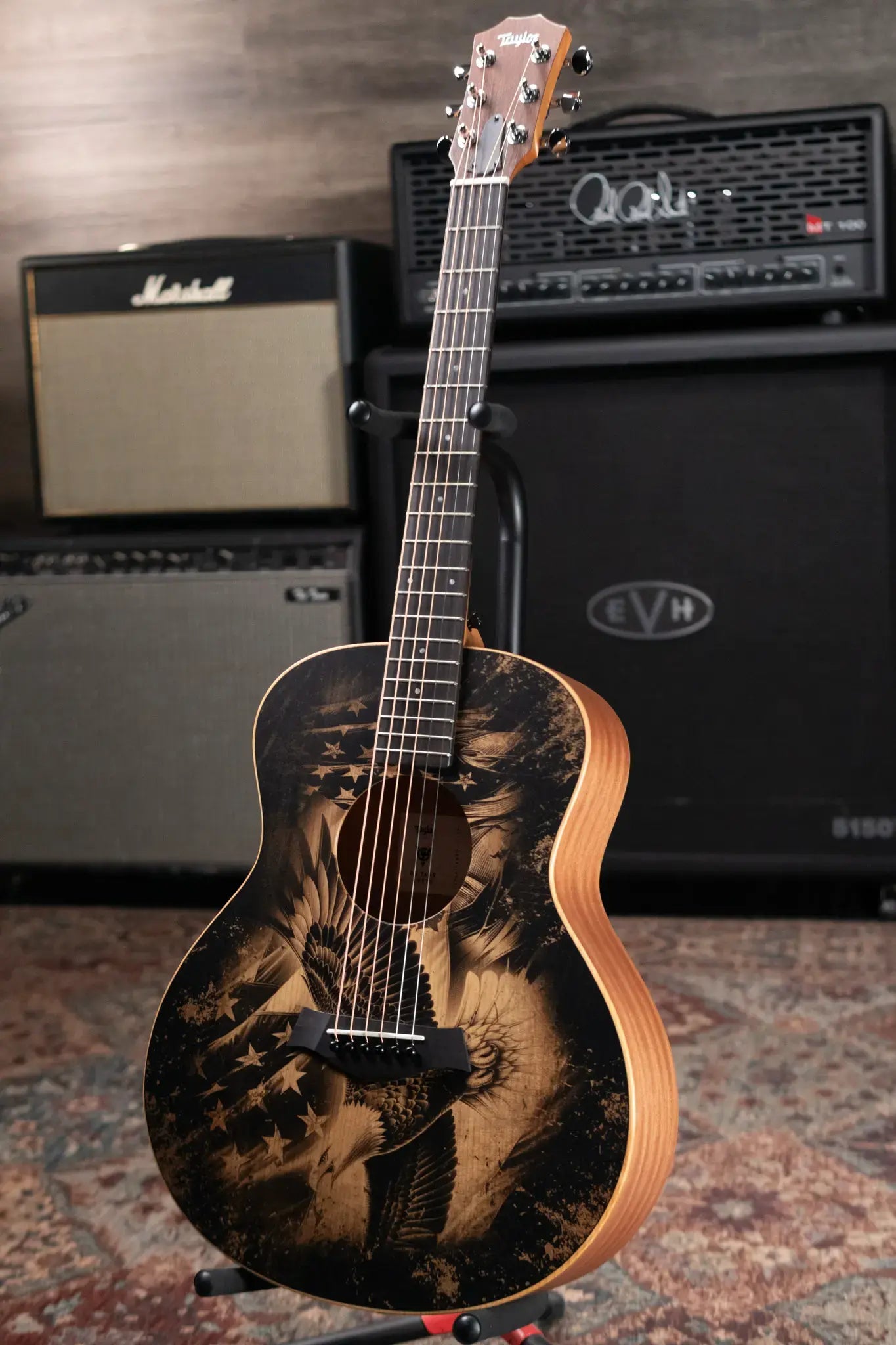 Taylor GS Mini Special Edition Acoustic Guitar - Guitars 4 Vets Americana with GS Mini Bag