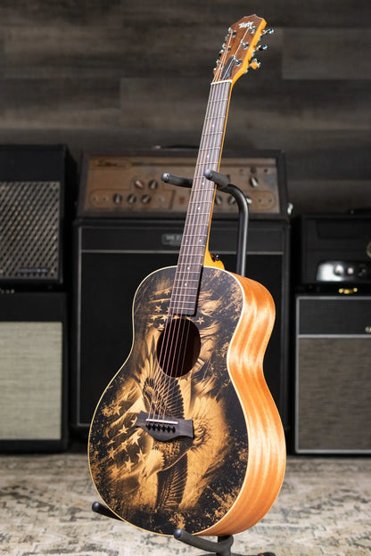 Taylor GS Mini Special Edition Guitars 4 Veterans Acoustic Guitar with GS Mini Bag