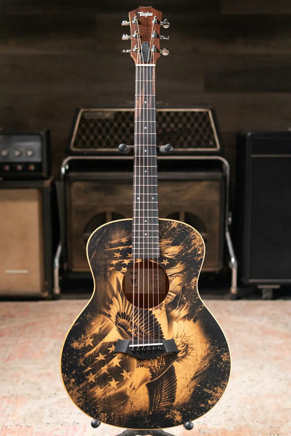Taylor GS Mini Special Edition Guitars 4 Vets Americana Acoustic Guitar with GS Mini Bag