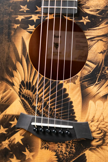 Taylor GS Mini Special Edition Guitars 4 Vets Americana Acoustic Guitar with GS Mini Bag