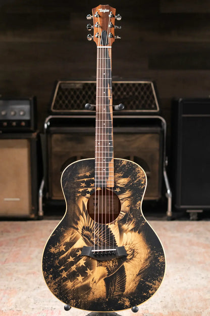 Taylor GS Mini Special Edition Guitars 4 Vets Americana Acoustic Guitar with GS Mini Bag