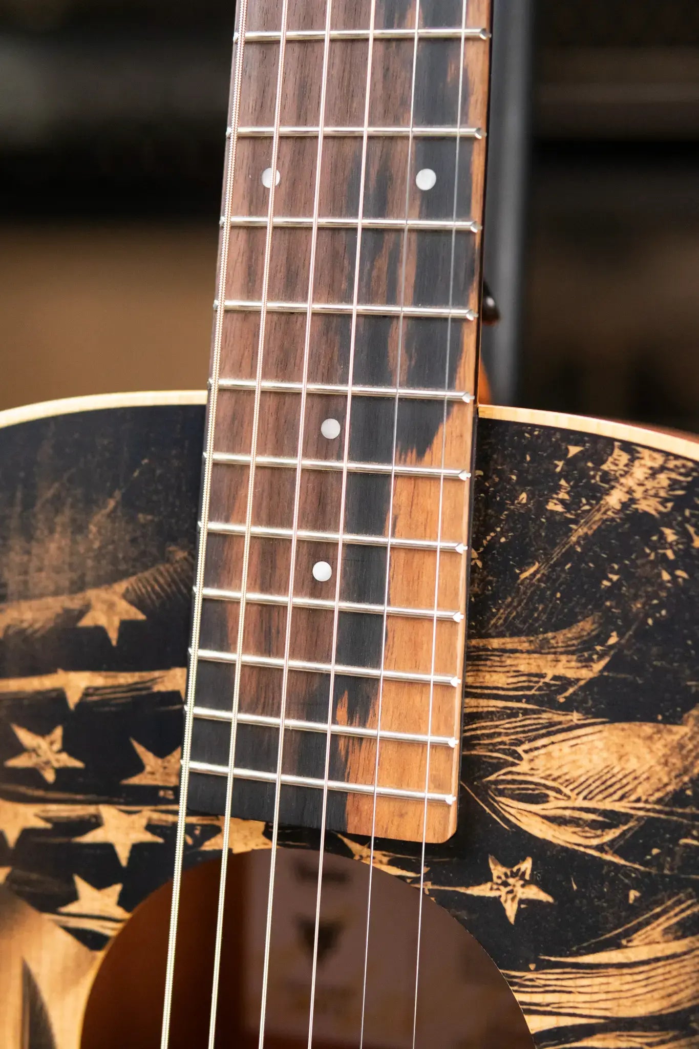 Taylor GS Mini Special Edition Guitars 4 Vets Americana Acoustic Guitar with GS Mini Bag