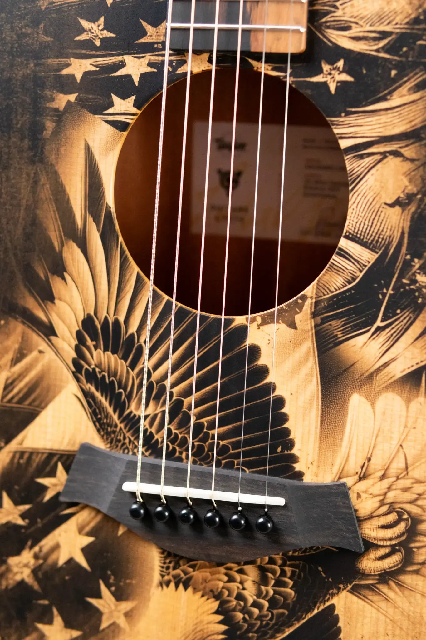 Taylor GS Mini Special Edition Guitars 4 Vets Americana Acoustic Guitar with GS Mini Bag