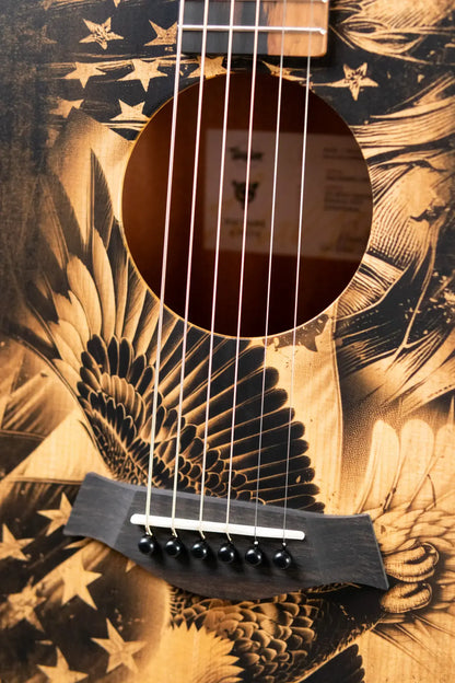 Taylor GS Mini Special Edition Guitars 4 Vets Americana Acoustic Guitar with GS Mini Bag
