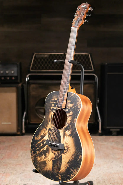 Taylor GS Mini Special Edition Guitars 4 Vets Americana Acoustic Guitar with GS Mini Bag