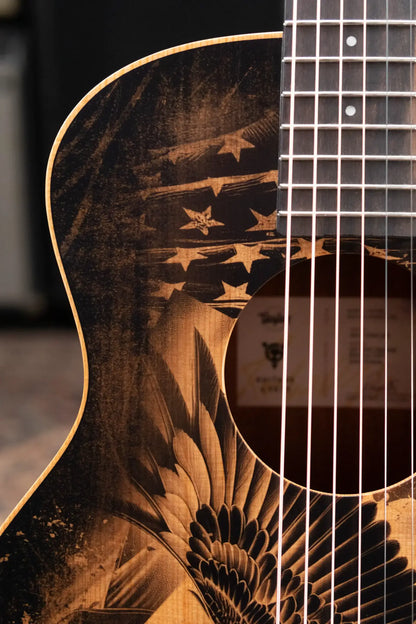 Taylor GS Mini Special Edition Guitars 4 Vets Americana Acoustic Guitar with Gig Bag