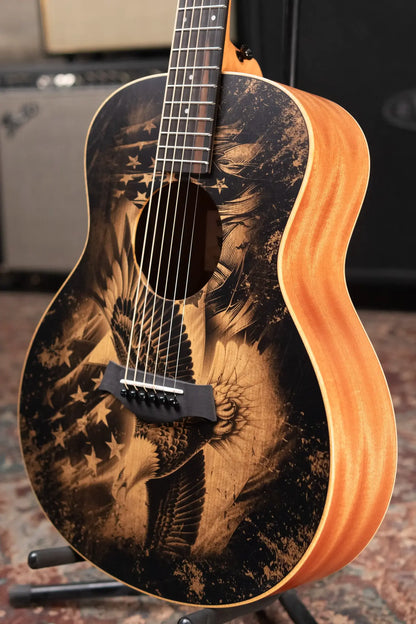 Taylor GS Mini Special Edition Guitars 4 Vets Americana Acoustic Guitar with Gig Bag