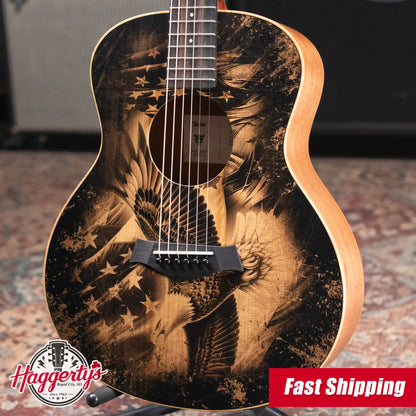 Taylor GS Mini Special Edition Guitars 4 Vets Americana Acoustic Guitar with Gig Bag