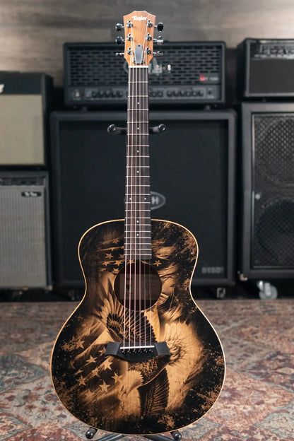 Taylor GS Mini Special Edition Guitars 4 Vets Americana Acoustic Guitar with Gig Bag