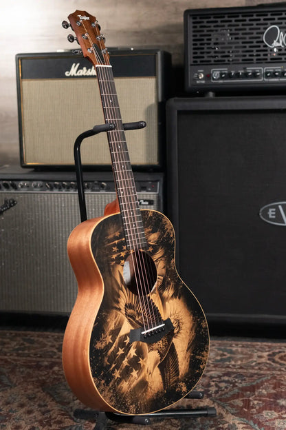 Taylor GS Mini Special Edition Guitars 4 Vets Americana Acoustic Guitar with Gig Bag