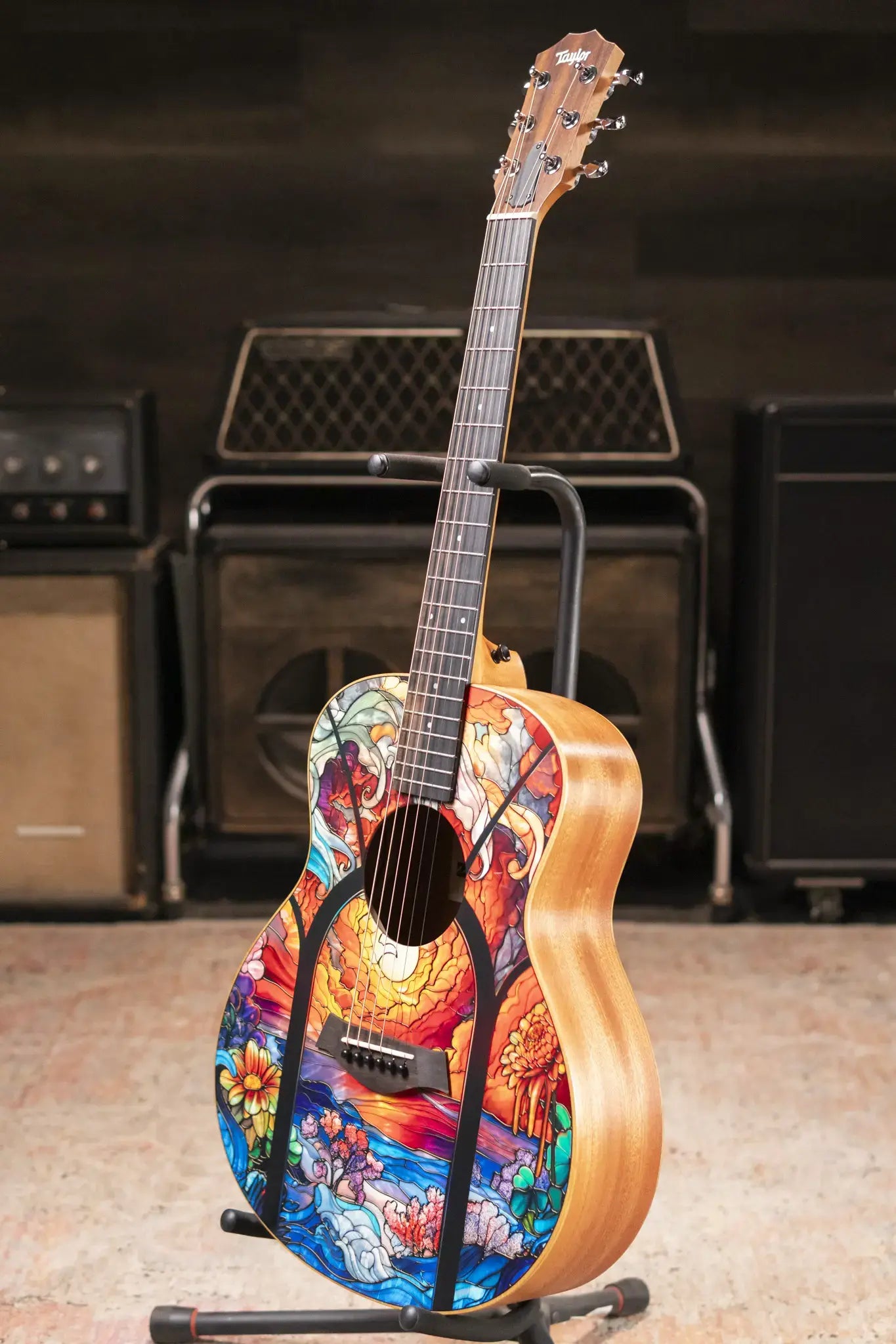 Taylor GS Mini Special Edition ZEDD Telos Acoustic Guitar with Gig Bag