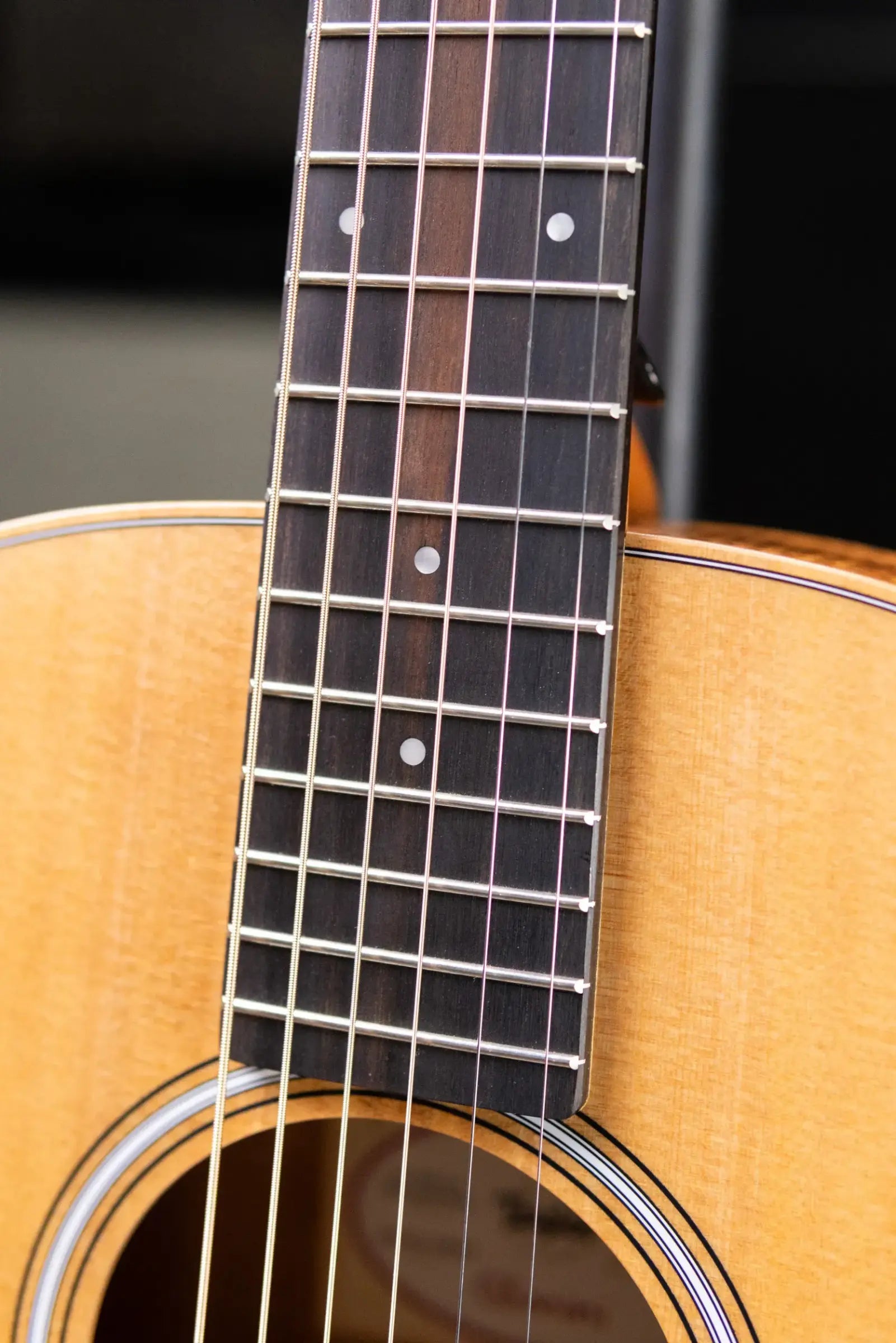 Taylor GS Mini-e Acoustic/Electric Guitar - Figured Koa with GS Mini Hard Bag