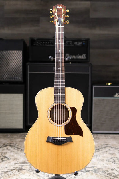 Taylor GS Mini-e Acoustic/Electric Guitar - Figured Ovangkol with GS Mini Hard Bag - Factory Demo
