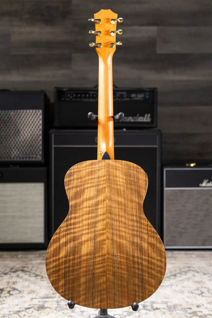 Taylor GS Mini-e Acoustic/Electric Guitar - Figured Ovangkol with GS Mini Hard Bag - Factory Demo