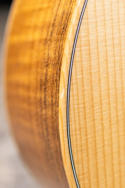 Taylor GS Mini-e Acoustic/Electric Guitar - Figured Ovangkol with GS Mini Hard Bag - Factory Demo