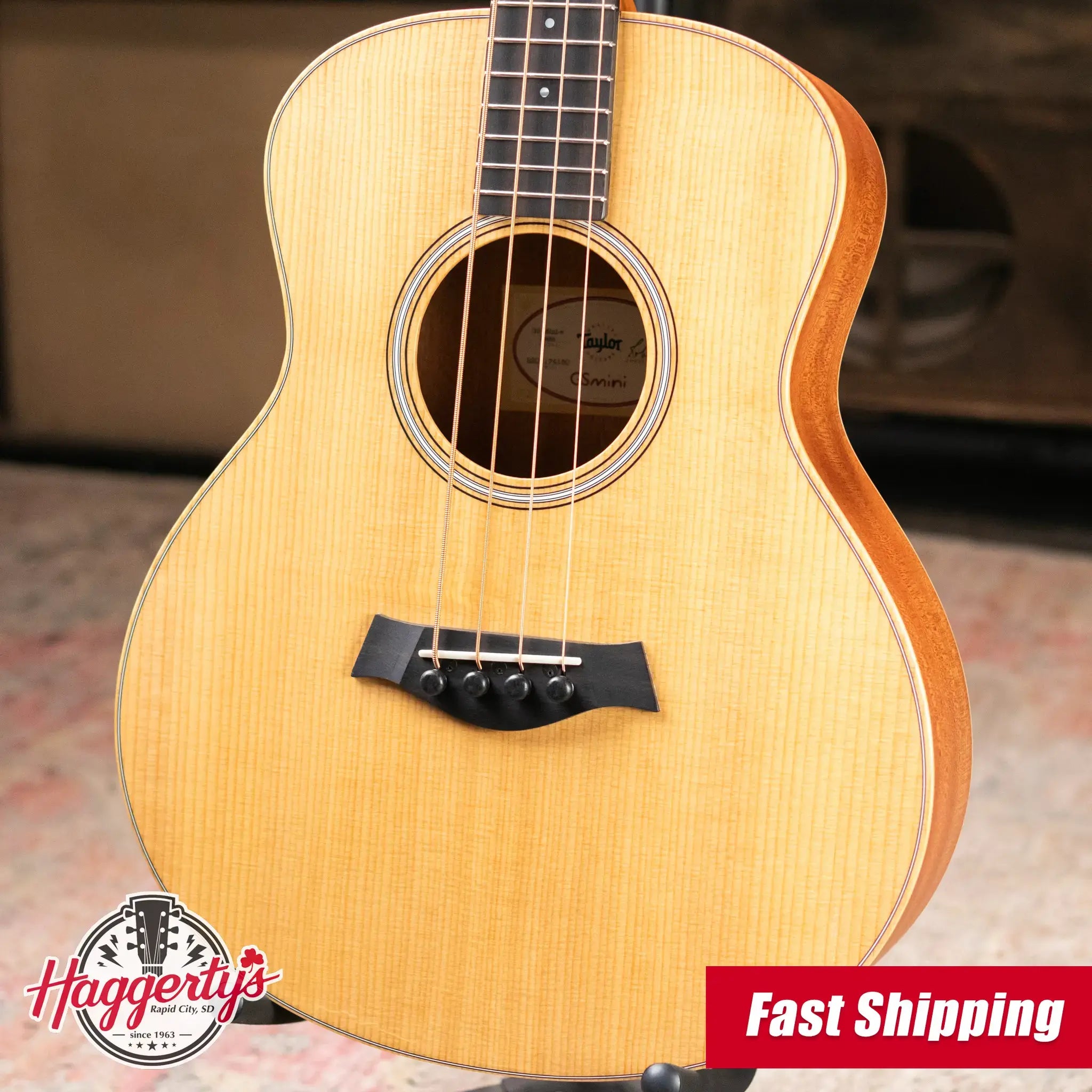Taylor GS Mini-e Bass Acoustic/Electric - Sapele with GS Mini Bag - Factory Used